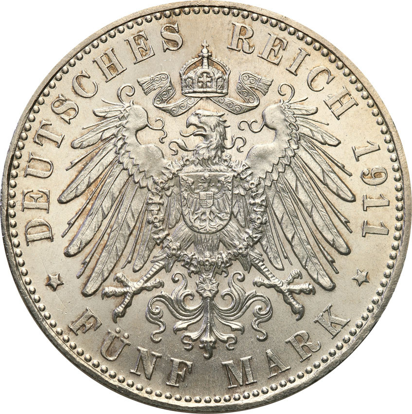 Niemcy, Bawaria. 5 Marek 1911 D